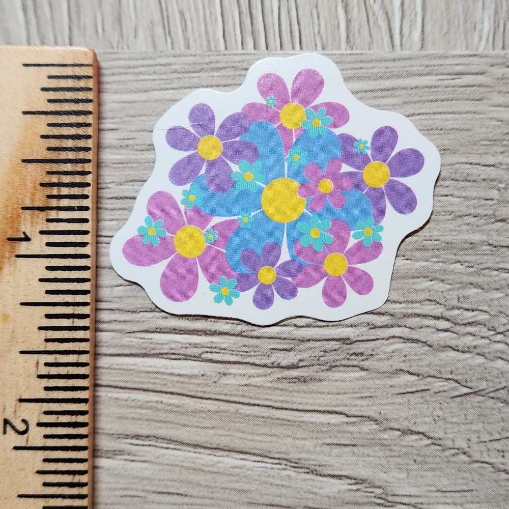 10/$10 Sticker Peace Hippie Boho 70s Free Love Flower Child
